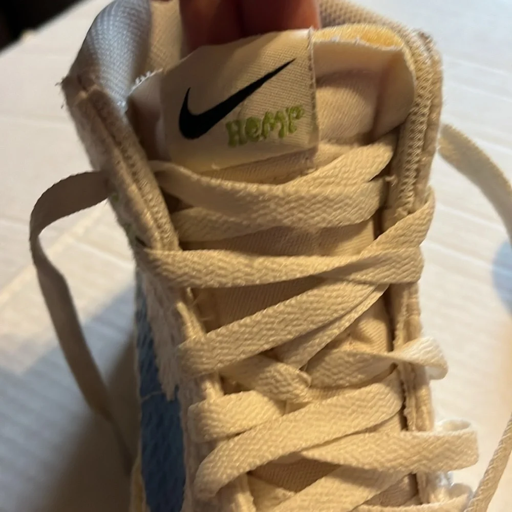 Nike blazer mid ‘ 77 next nature hemp shoes-size 8 women’s high top tennis shoes
